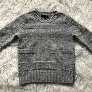 BANANA REPUBLIC CROFTER TEXTURE LIGHT GREY SWEATER‎